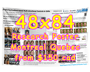 Cheapest Fabric/Paper Research Poster Montreal 48x84 Poster from $150 Cheapest Fabric/Paper Research Poster Montreal 48x84 Poster from $150