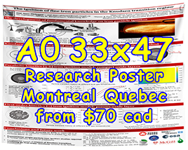 Cheapest Fabric/Paper Research Poster Montreal size A0 Poster from $70 Cheapest Fabric/Paper Research Poster Montreal size A0 Poster from $70